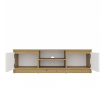Tv komoda Malvína 120, dub artisan/bílá