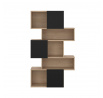 Regál PENTA 738, jackson hickory/černá