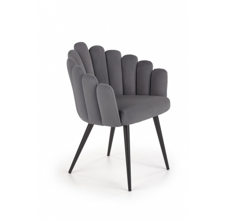 Jídelní židle K410, šedý Velvet