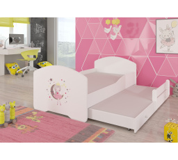 Dvojlůžko s matracemi PEPE II SLEEPING PRINCESS 160x80 Bílá