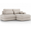 Ripeli Corner Sofa Bed with Storage, White Velvet, Right-Hand Facing Modullo 01 180x128 Right 1
