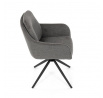 Jídelní židle, šedá, látka, DCH-P3174 GREY2