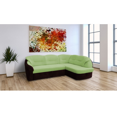 Rohová sedací souprava ALICJA, Pravý roh, Dubaj 25/Dubaj 09