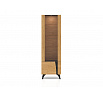 Vitrína TOSCANIA 02 levá, dub Baltic Dune / černý jasan Portland