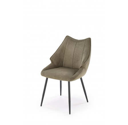 Jídelní židle K543, Olivová/Černá