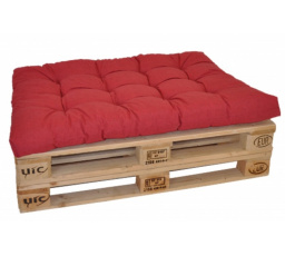 Sedák na paletu 120x80 vínový melír