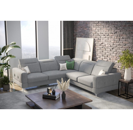Rohová sedací souprava MALIBU MAX 250x250 - šedá , pravá Rohová sedací souprava MALIBU MAX 250x250 - šedá , pravá