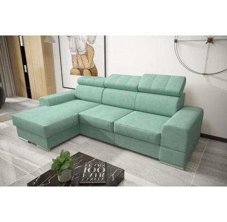 Rohová sedací souprava ROYAL MINI 260×160 - mátová , levá Rohová sedací souprava ROYAL MINI 260×160 - mátová , levá