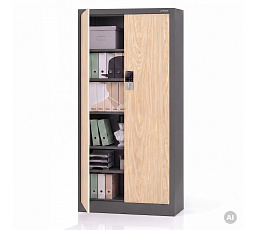 DANIEL skříň ECO: ANTRACIT RAL7016 + DUB SONOMA H1850*Š900*H400