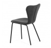 Jídelní židle, šedá, látka, CT-S8010 GREY2