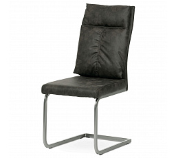 Jídelní židle, šedá, látka vintage, DCH-459 GREY3