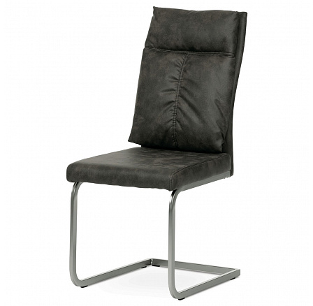 Jídelní židle, šedá, látka vintage, DCH-459 GREY3