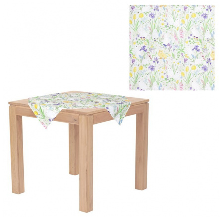 Ubrus, velikonoční motiv, 80x80cm, 100% polyester.
