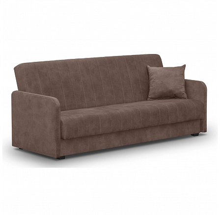 Rozkládací pohovka PORTO Hnědá Sametová