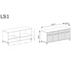 Komoda velká LS1 Cashmere