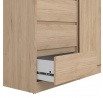 Šatní skříň SIMPLICITY 146, Jackson hickory