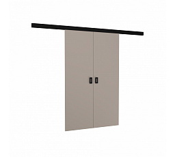 Dvoukřídlé nástěnné posuvné dveře TOPPO 126 Kašmír+Kašmír