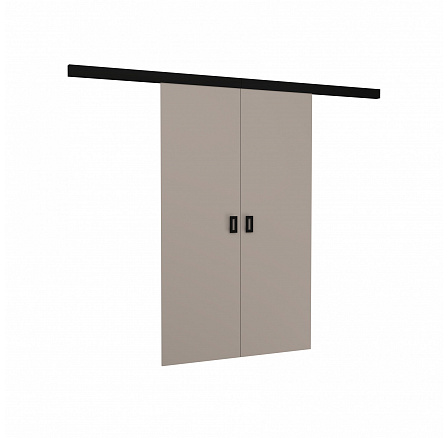 Dvoukřídlé nástěnné posuvné dveře TOPPO 126 Kašmír+Kašmír