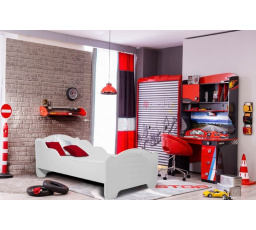Postel s matrací AMDIS WHITE 160x80 Bílá