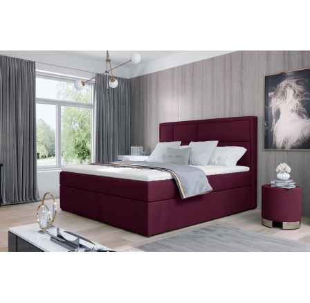 Boxspring Meron 160X200 Mat Velvet 68 0