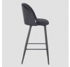 Hocker INU REDUCIDO velur černý 43x48x89 cm 708749