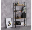 Regál, mdf, hnědá, GD-314 OAK