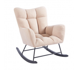 Houpací křeslo Teddy béžové FR4-FXJG