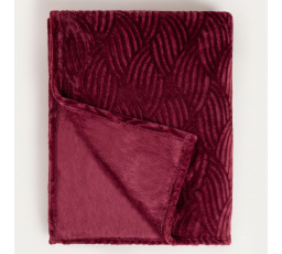 Deka EMBER vínová s vzorem 150x200 CM 749674