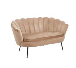 Sofa sametová cappuccino /nohy černé/ SF1-FXJG