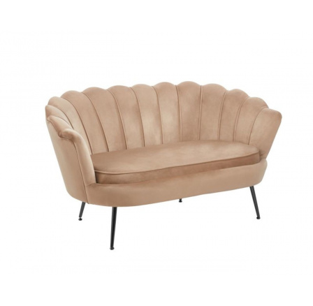 Sofa sametová cappuccino /nohy černé/ SF1-FXJG