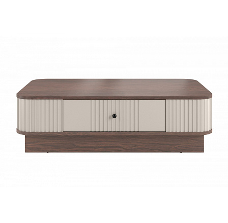 VESPER KONFERENČNÍ STŮL 103 1SZ - kašmírové MDF / ořech / černé úchyty / sokl VESPER KONFERENČNÍ STŮL 103 1SZ - kašmírové MDF / ořech / černé úchyty / sokl