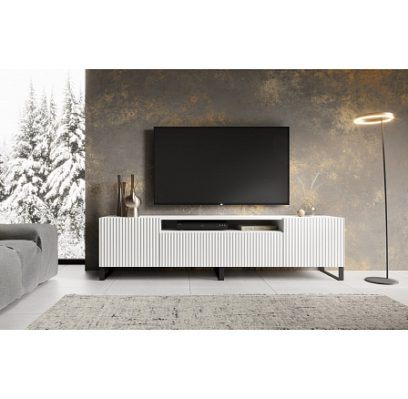 TV skříňka NOEMI Stojící Bílá+Bílá TV skříňka NOEMI Stojící Bílá+Bílá