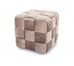 Taburet PUF CASEL, VELVET béžová 251