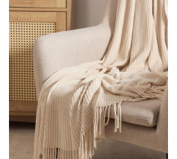 Deka CHENILLE ecru žinylka 130x170 cm 856230