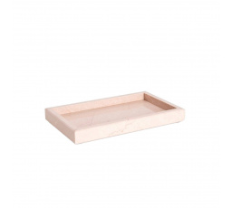 Dekorativní tác CHERISH LOVE z růžového mramoru 25x15x3 cm 725968