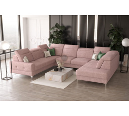 Rohová sedací souprava MALIBU MAX I 260x350x220 cm - volitelný odstín - levá strana
