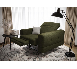 Křeslo MALIBU , relax - starozelená