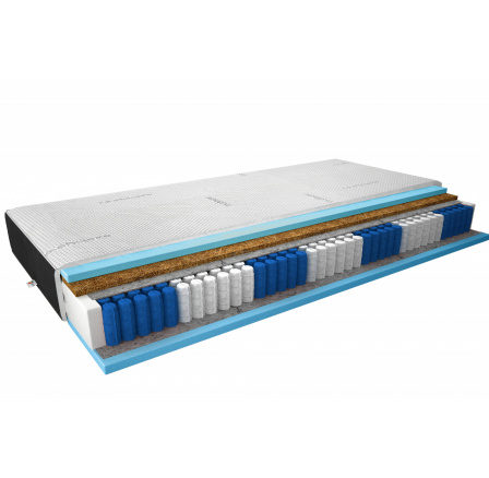Materac Multipocket Amore 120x200 Kašmír + Samet černý Kašmír, Samet Černý