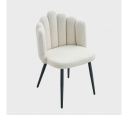Židle LUXE Ecru 49x55x85 cm 741739