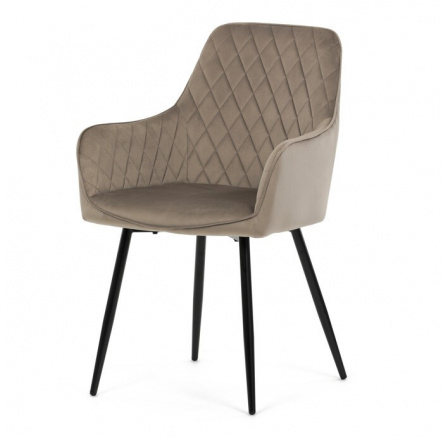 Jídelní židle, béžová, sametová látka, DCH-215 CAP4 Jídelní židle, béžová, sametová látka, DCH-215 CAP4