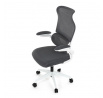 Kancelářská židle, houpací mechanismus, šedá síťovina, KA-C807 GREY
