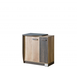 Systém "ROMERO" R16 (Komoda 2D) - Strana: L; Barva: arusha