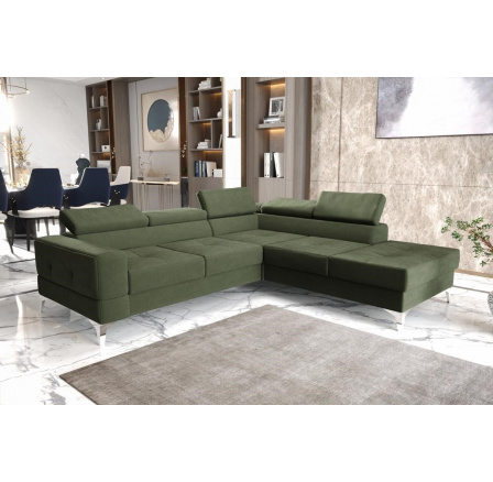 Rohová sedací souprava TOSCANIA II průměr 30x250 - pravá, olivová Rohová sedací souprava TOSCANIA II průměr 30x250 - pravá, olivová
