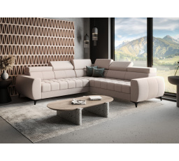 Rohová sedací souprava PORTO MAX 255X255 cm - pravá, béžová