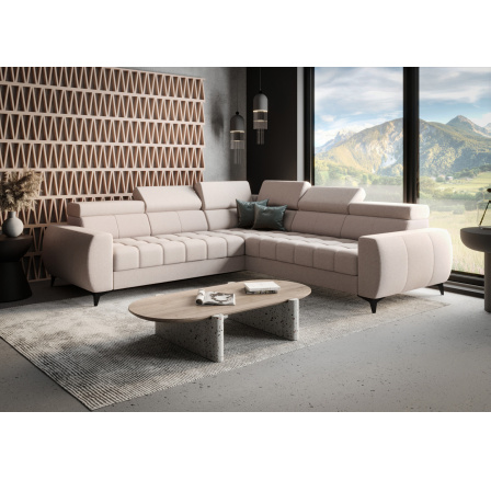 Rohová sedací souprava PORTO MAX 255X255 cm - pravá, béžová