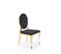 Jídelní židle K556, Černá/Zlatá