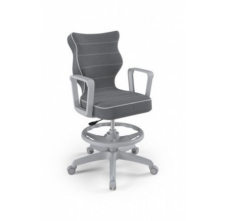 Kancelářské křeslo NORM, šedá Jasmine 33 velikost 5 WK+P