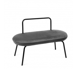 Lavice INA GREY 95x45x61 cm ALL 828275