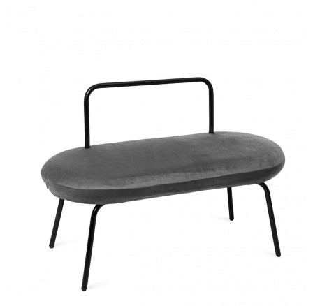 Lavice INA GREY 95x45x61 cm ALL 828275