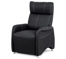 Polohovací křeslo, šedá, látka, TV-5040 GREY2